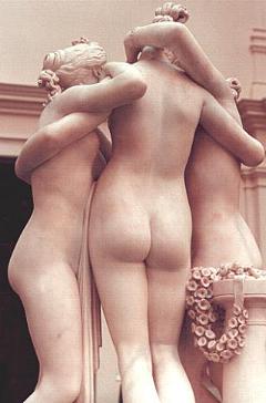 The Three Graces by Canova - another backs view