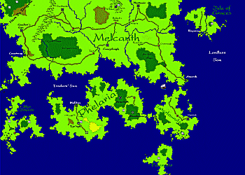 World of Phantasie map - click for bigger versions