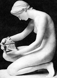 Harry Bates, Pandora - left, black and white - links to big image
