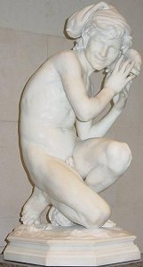 Carpeaux's Fisherboy - marble nude National Gallery of Art, Washington DC Carpeaux's Fisherboy - marble nude in National Gallery of Art, Washington DC