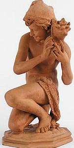 Carpeaux's Fisherboy - another terracotta with drape