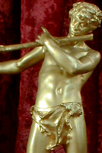 Flix Maurice Charpentier - L'Improvisateur (gilt bronze statuette - front)