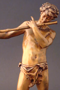 Flix Maurice Charpentier - L'Improvisateur (bronze statuette - front)