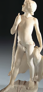 A Boy of Gaul by Jean Antoine Carls - statuette