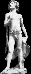 A Boy of Gaul by Jean Antoine Carlès old encyclopedia photo A Boy of Gaul by Jean Antoine Carlès - old encyclopedia photo