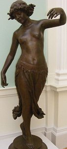 Dance by Edward Onslow Ford - lifesize bronze in Lady Lever Art Gallery, photo by mrmaclear on Flickr