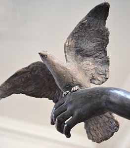 Peace by Edward Onslow Ford - detail of dove