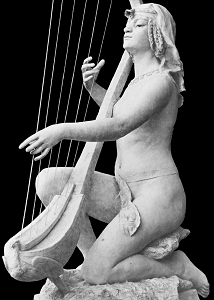 Jeanne Itasse - Egyptian Harpist (included for comparison)