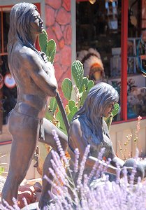 Susan Kliewer - Sinagua couple, Sedona, Arizona - above right wide
