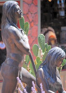 Susan Kliewer - Sinagua couple, Sedona, Arizona - above right