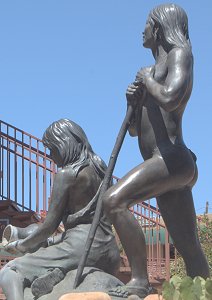 Susan Kliewer - Sinagua couple, Sedona, Arizona - left