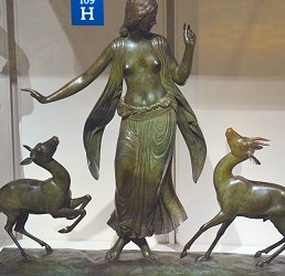 Dancer and Gazelles by Paul Manship - statuette 4