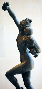 Frederick Macmonnies - Bacchante at the Metropolitan Museum of Art, New York - left view