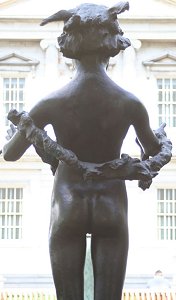Frederick Macmonnies - Pan of Rohallion at the Metropolitan Museum, New York, back view