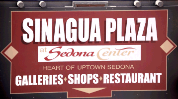 Sinagua Plaza sign