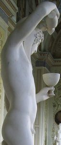 Ganymede Pouring Wine by by Bertel Thorvaldsen