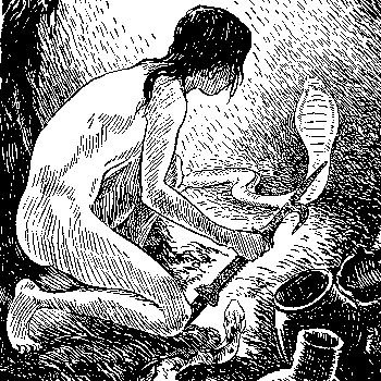 Mowgli with the ankus Mowgli with the ankus