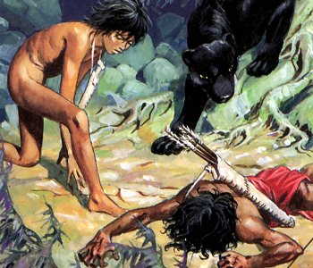 The naked and the dead - Mowgli finds the murdered Gond