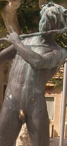 Flix Maurice Charpentier - L'Improvisateur (lifesize bronze, Bandol, France)