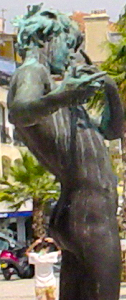 Flix Maurice Charpentier - L'Improvisateur (lifesize bronze, Bandol, France)