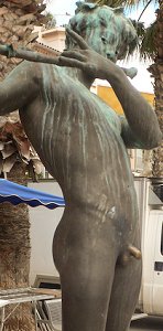 Flix Maurice Charpentier - L'Improvisateur (lifesize bronze, Bandol, France)