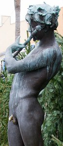 Flix Maurice Charpentier - L'Improvisateur (lifesize bronze, Bandol, France)