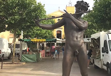 Flix Maurice Charpentier - L'Improvisateur (lifesize 2021 replica, Bandol, France)