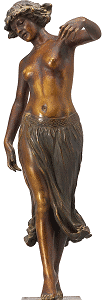 Dance by Edward Onslow Ford - statuette, front view