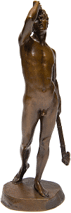 Linos by Edward Onslow Ford - statuette, front view