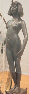 The Singer by Edward Onslow Ford - front left
