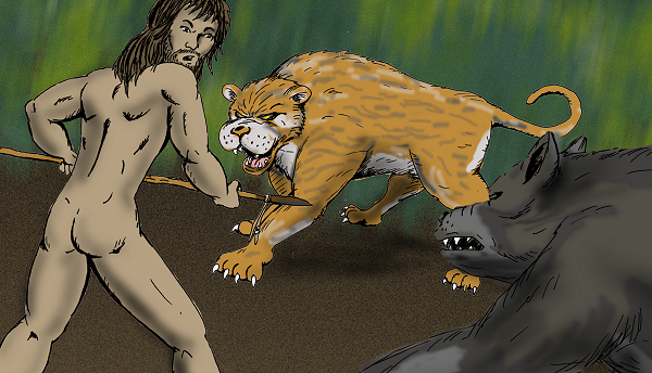 The striagon fight - art by Jay Epps The striagon fight - art by Jay Epps