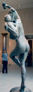 Frederick Macmonnies - Bacchante at the Metropolitan Museum of Art, New York - back left view