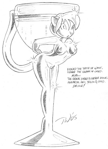 Taral Wayne - Gold Chalice (Cat) Taral Wayne - Gold Chalice (Cat)