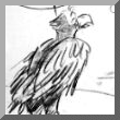 Pyrénée and eagle sketch - Olivier Pyrénée and eagle sketch - Olivier