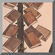 Personal greeting card - Pyrénée and the bear in the land of books Personal greeting card - Pyrénée and the bear in the land of books