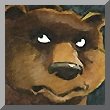 Pyrénée greets the eagle but the bear doesn't seem pleased to see him Pyrénée greets the eagle but the bear doesn't seem pleased to see him
