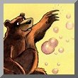 Pyrénée and the bear - bubbly! Pyrénée and the bear - bubbly!